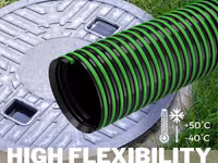 Furtun asenizare 100mm Moldova, Шланги ассенизаторские, Furtun PVC vidanja — Foto 2