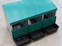 Cuibar pentru găini cu colector de ouă Des Champs MG03 (3 sectiuni) — 照片 4