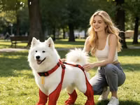 🐶 İtlər üçün yağışdan qoruyucu ayaqqabı — L razmer Yeni, istifadə — फ़ोटो 2