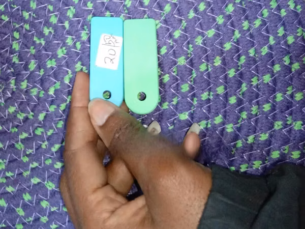 Colored Slim Tags for Goats Identification Numbered