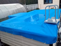 Prelata brezent baner tent брезент водонепроницаемый — फ़ोटो 3