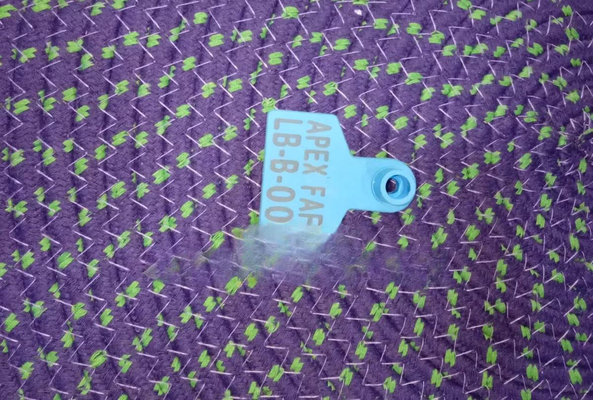 Numbered Small Tags for Sheep
