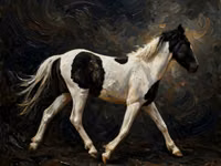 Farasi dume, American paint horse — picha 5