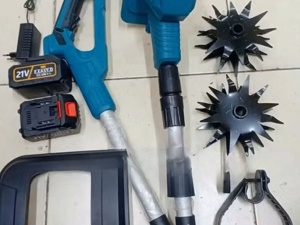 21V Cordless Tiller Cultivator