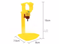 Automatic Yellow Chicken Nipple Drinkers With Hanging Cups-100 Pieces — الصورة 3