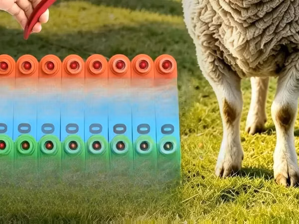 Customizable Numbered Slim Ear Tags for Goats