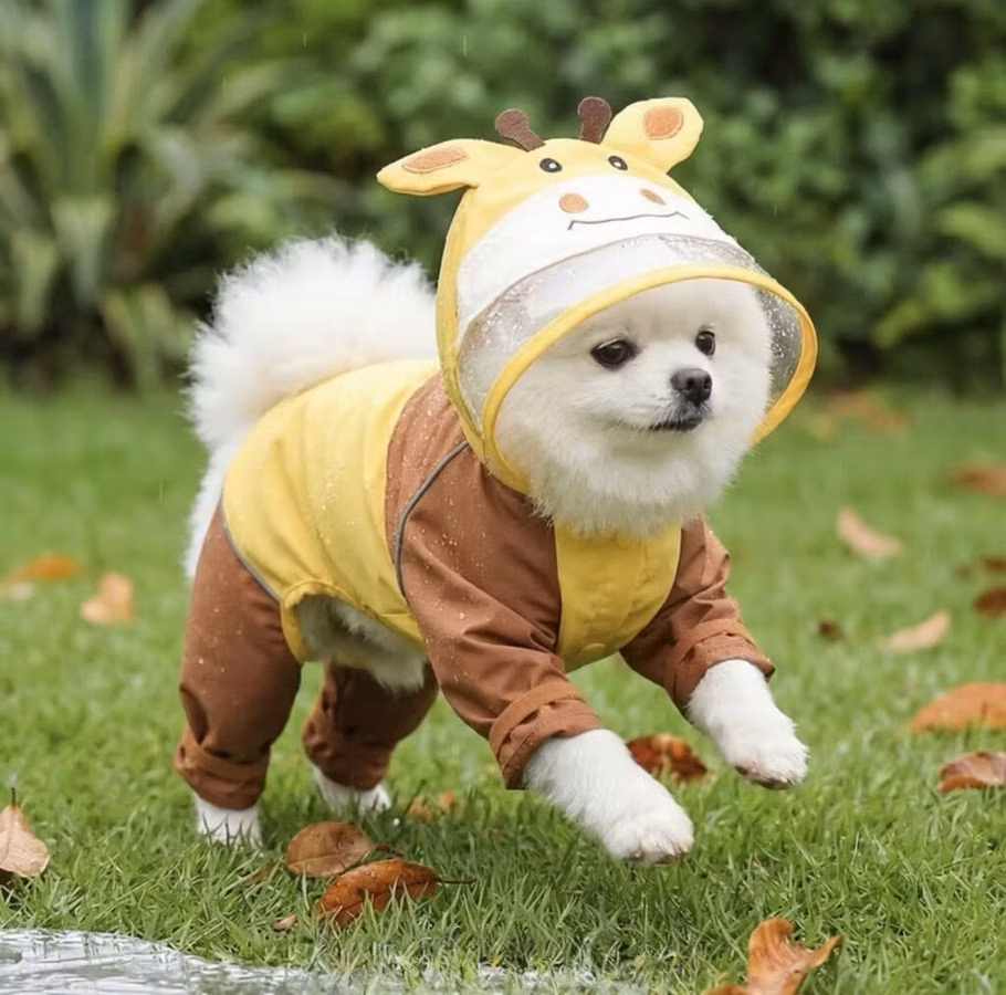 🐶 İtlər üçün yağışlıq ⚠️ Zəhmət olmasa, sifariş verməzdən əvvəl ölçü